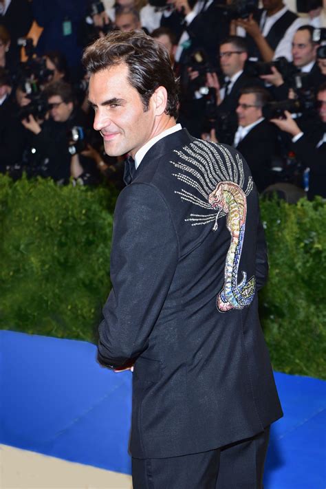 roger federer met gala gucci|roger federer off court style.